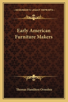 Paperback Early American Furniture Makers Book