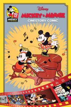 Paperback Disney Mickey and Minnie 90th Anniversary Celebration Cinestory Comic Book