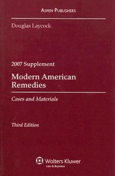 Paperback Modern American Remedies Supplement: Cases and Materials Book
