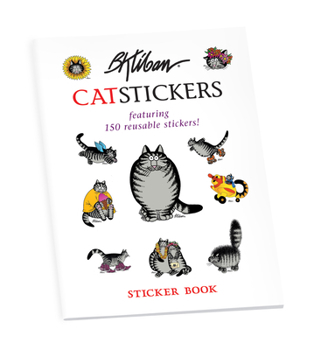 Paperback B. Kliban Cat Stickers Sticker Book