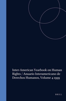 Hardcover Inter-American Yearbook on Human Rights / Anuario Interamericano de Derechos Humanos, Volume 4 (1988) Book