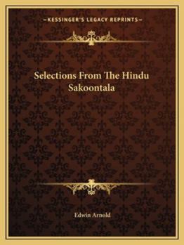 Paperback Selections From The Hindu Sakoontala Book