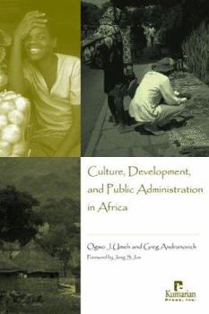 Paperback Culture, Development, and Public Administration in Africa Book