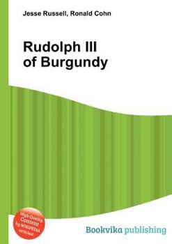 Paperback Rudolph III of Burgundy Book