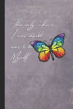 Rainbow Butterfly Notebook: Blank Composition Notebook To Record Your Thoughts  and Journal Your Adventures