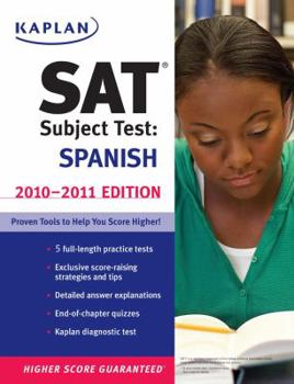 Paperback Kaplan SAT Subject Test: Spanish Book