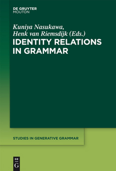 Hardcover Identity Relations in Grammar Book