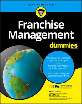 Paperback Franchise Management for Dummies Book