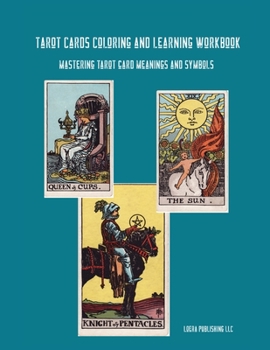 Paperback Tarot Cards Coloring and Learning Workbook Book