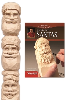Paperback How to Carve Santas [With Study Stick] Book