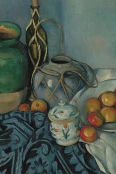 Art Journal: Paul C�zanne - Still Life with Apples - Art Cover College Ruled Notebook - 110 Pages