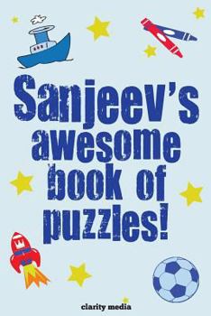 Paperback Sanjeev's Awesome Book Of Puzzles Book