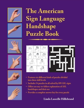 Paperback The American Sign Language Handshape Puzzle Book