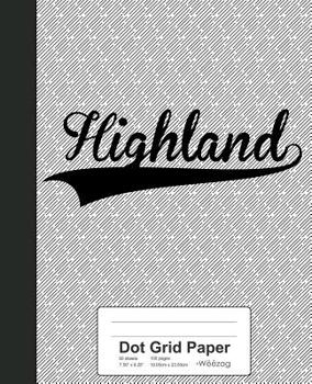 Paperback Dot Grid Paper: HIGHLAND Notebook Book