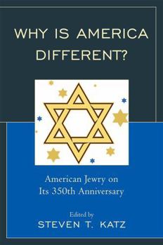 Paperback Why Is America Different?: American Jewry on its 350th Anniversary Book