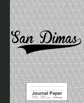 Paperback Journal Paper: SAN DIMAS Notebook Book