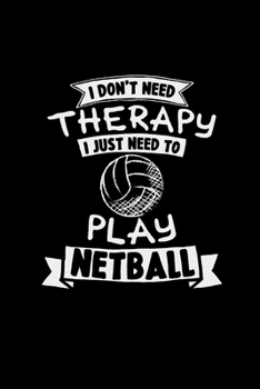 Therapy play netball: 6x9 Netball | blank with numbers paper | notebook | notes