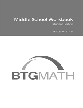Paperback BTG Math Middle School Workbook: BTG Education Book