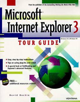 Paperback Microsoft Internet Explorer 3 Tour Guide Book