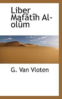 Paperback Liber Mafatih Al-Olum [Latin] Book