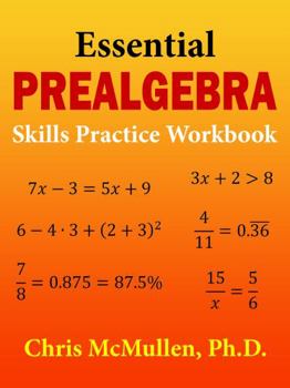 Paperback Essential Prealgebra Skills Practice Workbook Book