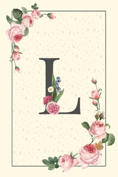 Daily To Do List Notebook L: Simple Floral Initial Monogram Letter L | 100 Daily Lined To Do Checklist Notebook Planner And Task Manager Undated With ... And Notes, Gifts For Boss And Coworker