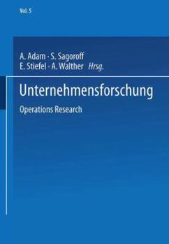 Paperback Unternehmensforschung: Operations Research [German] Book