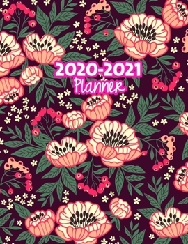 2020-2021 Planner: Two Year Calendar Organizer and Goal Journal | January 2020 - December 2021 Daily, Weekly and Monthly Planner Book with Back Sticker Expression Wall for 2 Years | Design Code 39983