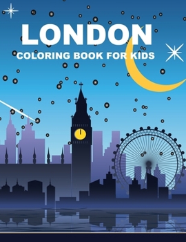 Paperback London Coloring Book For Kids Book