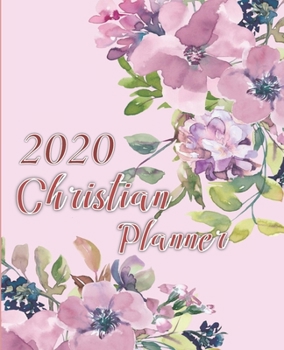2020 Christian Planner: Prayer Planner, Gratitude Planner, Devotional Planner, With Bible Verses, 2020 Monthly Planner, Weekly Planner, Organizer, Calendar, Vintage Design, Gift Idea