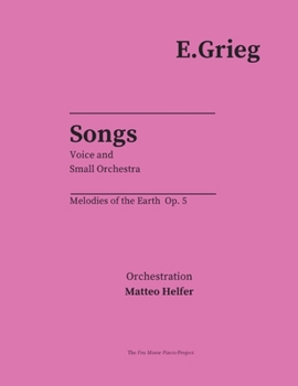 Paperback Edvard Grieg: Melodies of the Hearth Op. 5 Book