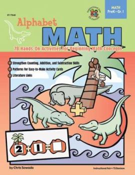 Paperback Alphabet Math, Grades Prek to 1 Book