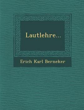 Paperback Lautlehre... [German] Book