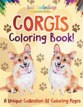 Paperback Corgis Coloring Book! Book
