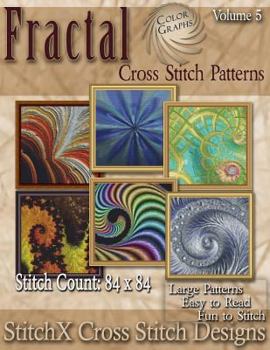 Paperback Fractal Cross Stitch Collection Volume 5: Full Color Graphs Book