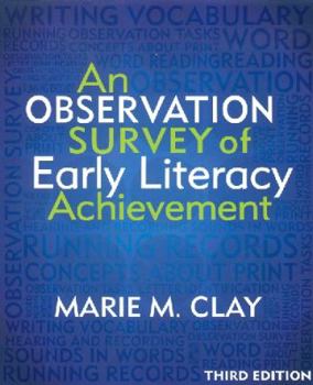 Hardcover An Observation Survey of Early Literacy Achievement Book