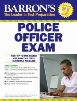 Paperback Barron's Police Officer Exam Book