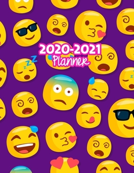 2020-2021 Planner: Two Year Calendar Organizer and Goal Journal | January 2020 - December 2021 Daily, Weekly and Monthly Planner Book with Back Sticker Expression Wall for 2 Years | Design Code 809906