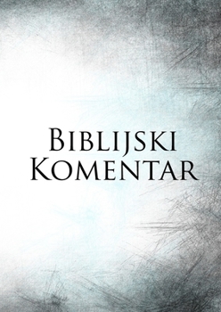 Paperback Biblijski Komentar [Croatian] Book