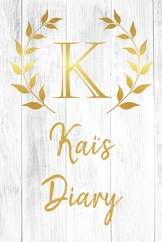 Kai's Diary: Personalized Diary for Kai / Journal / Notebook - K Monogram Initial & Name - Great Christmas or Birthday Gift