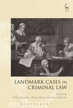Hardcover Landmark Cases in Criminal Law Book