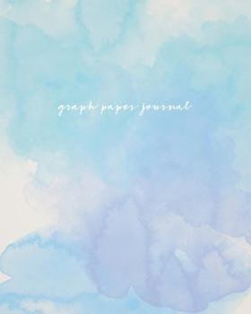 Paperback Graph Paper Journal: Watercolor, 150 Graph Pages, 8"x10", 1/4 Inch Grid, Professionally Designed Book