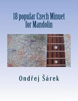 Paperback 18 popular Czech Minuet for Mandolin Book