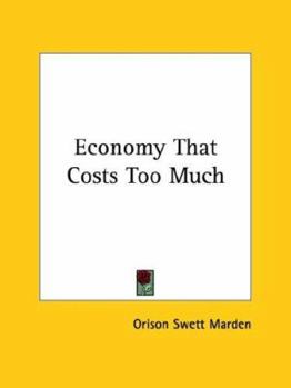 Paperback Economy That Costs Too Much Book