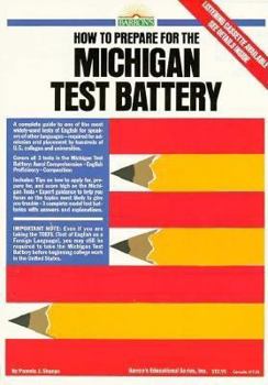 Paperback How to Prepare for the Michigan Test Battery Book