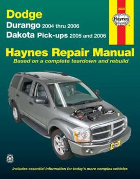 Paperback Dodge Durango & Dakota Pick-Ups Automotive Repair Manual Book