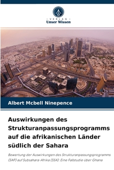 Paperback Auswirkungen des Strukturanpassungsprogramms auf die afrikanischen Länder südlich der Sahara [German] Book