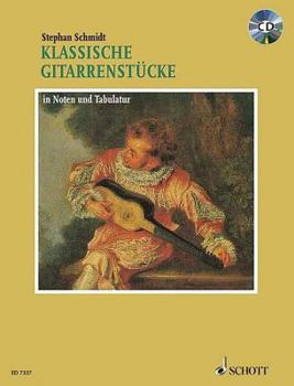 Spiral-bound Klassische Gitarrenstucke: In Noten Und Tabulatur [With CD (Audio)] [German] Book