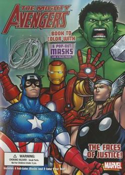 Toy Bendon Publishing The Faces of Justice, The Mighty Avengers Coloring Book with Masks Book
