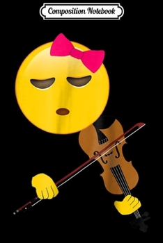 Composition Notebook: Girl Emoji Playing Violin Funny Journal/Notebook Blank Lined Ruled 6x9 100 Pages